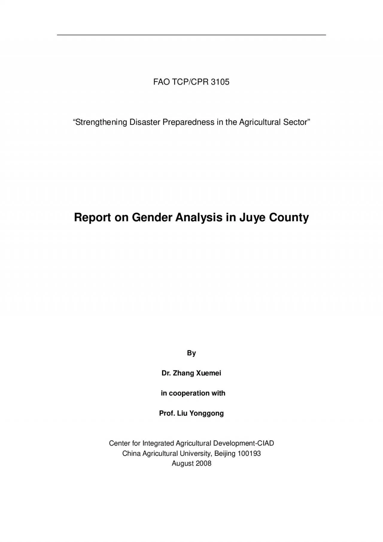 PDF-strengthening disaster preparedness in the agricultural sector