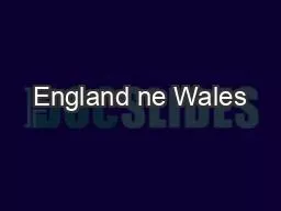 England ne Wales