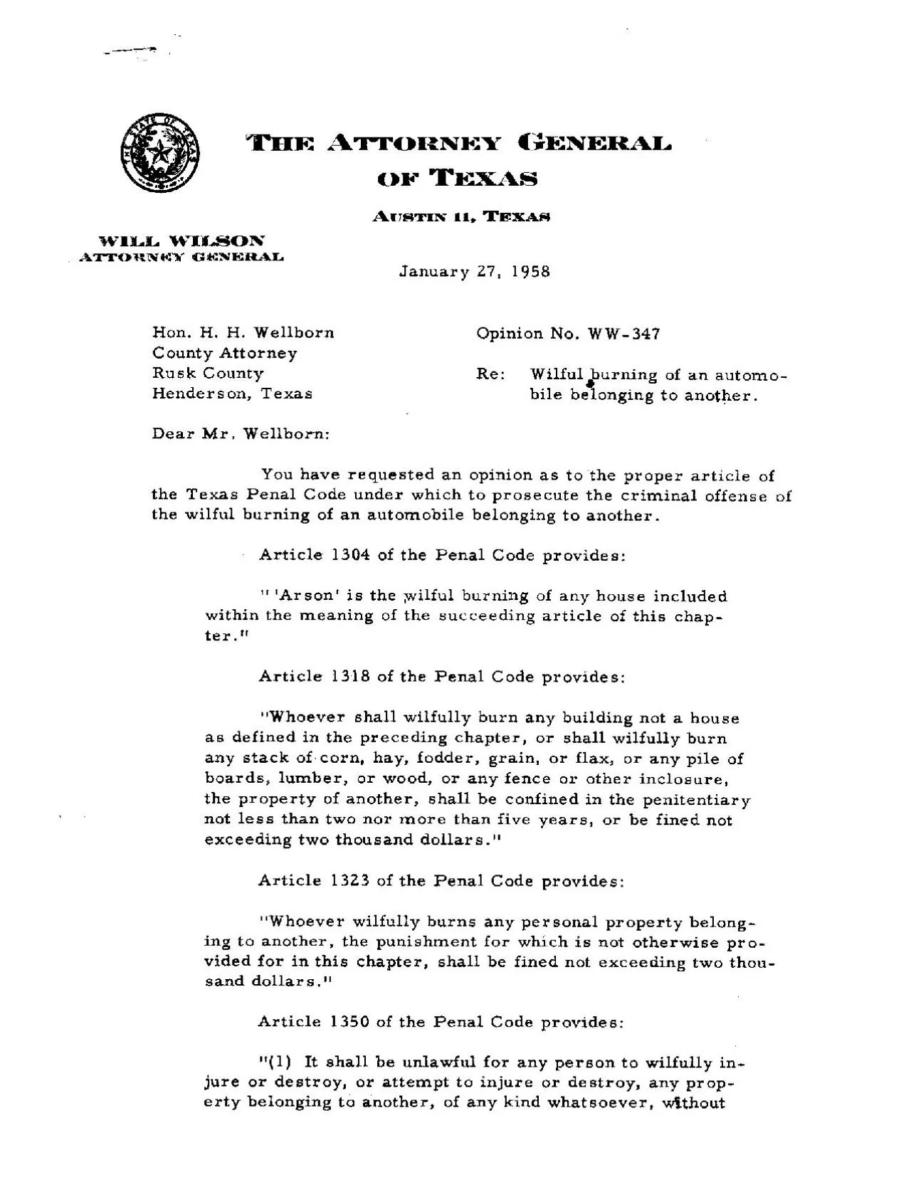 PDF-Hon. H. Wellborn. page 2 (WW-347) the c.onsent of the owner and lienho