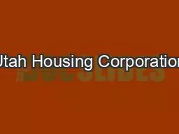 Utah Housing Corporation