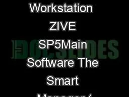 Electrochemical Workstation  ZIVE SP5Main Software The Smart Manager (