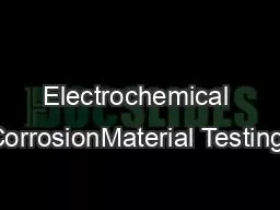 Electrochemical WorkstationForCorrosionMaterial TestingSensor/BioElect