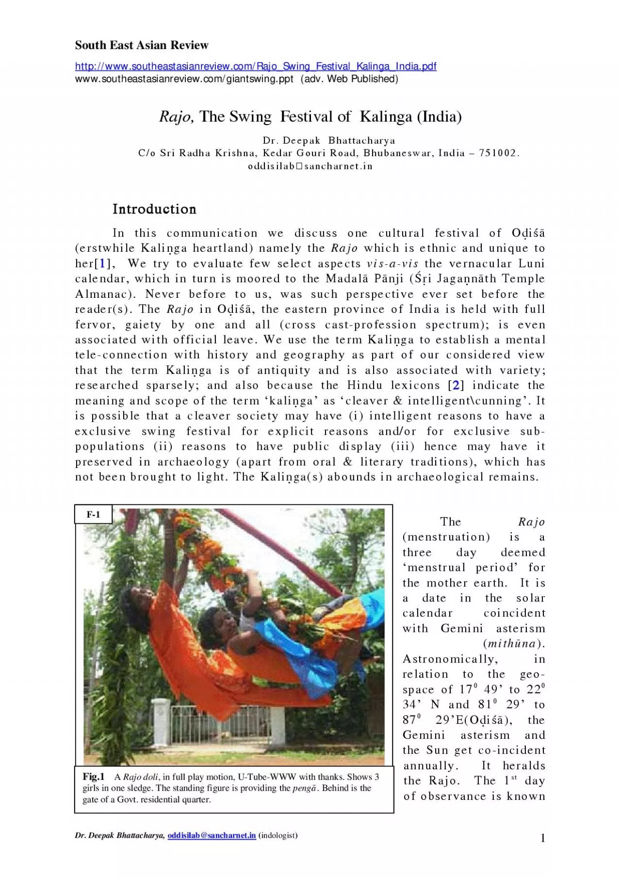 PDF-South East Asian Review http://www.southeastasianreview.com/Rajo_Swing