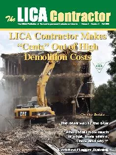 LICA Contractor Makes
