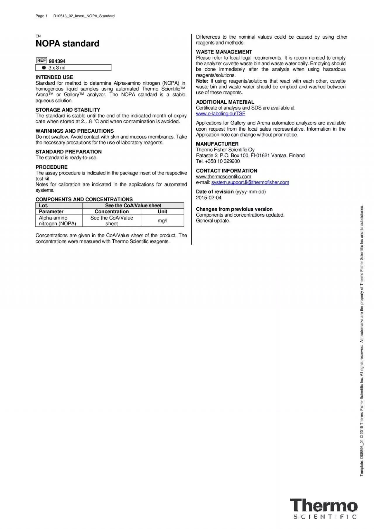 PDF-Page 1 D10513_02_Insert_NOPA_Standard