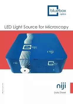 LED Light Source for Microscopy