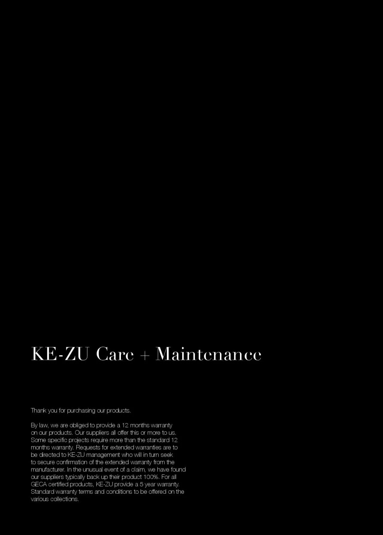 PDF-KE-ZU Care + Maintenance