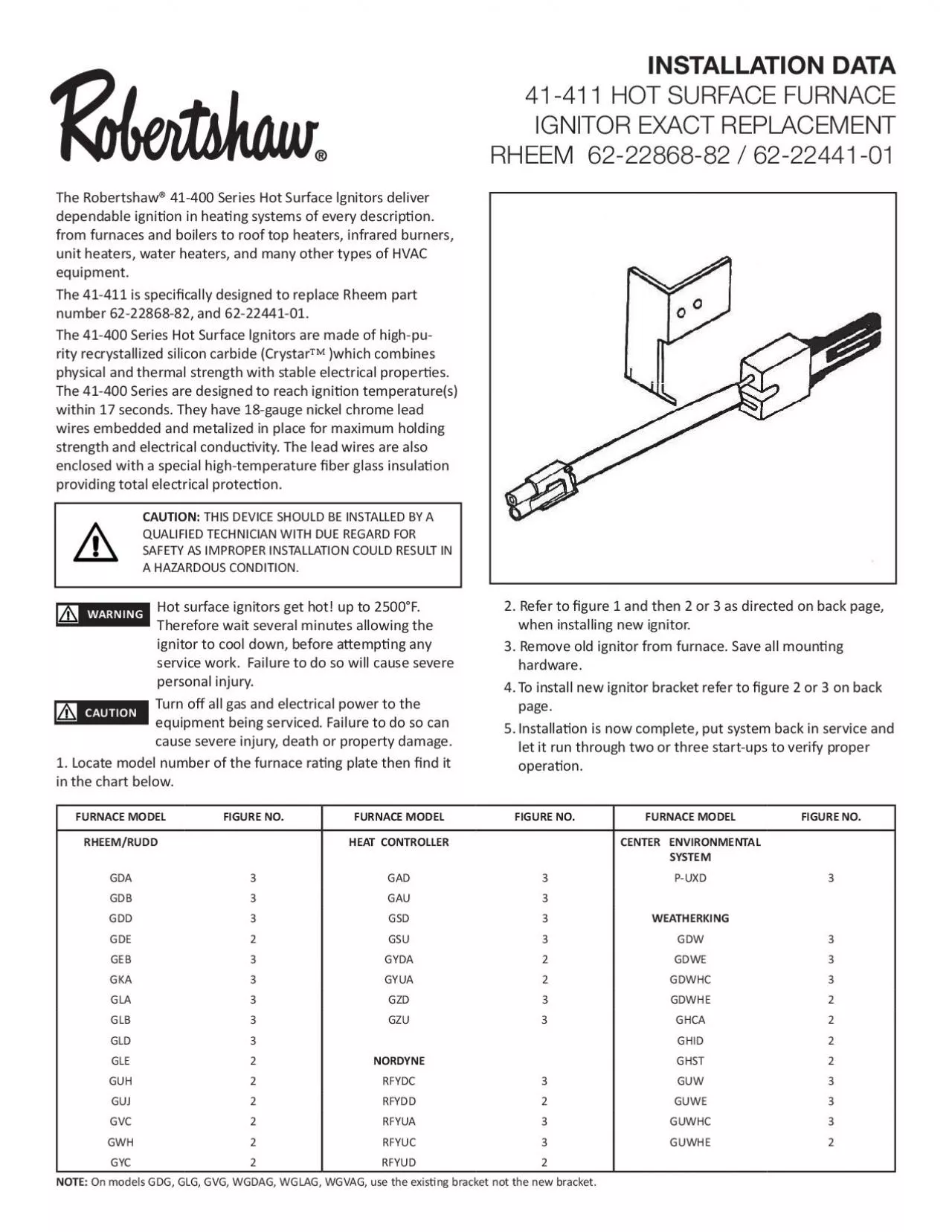 PDF-07/14 – 1-867 INSTALLATION INSTUCTIONS