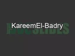 KareemEl-Badry
