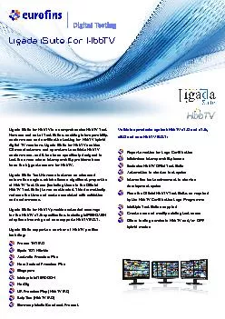 Ligada iSuite For HbbTV