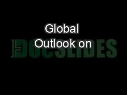 Global Outlook on