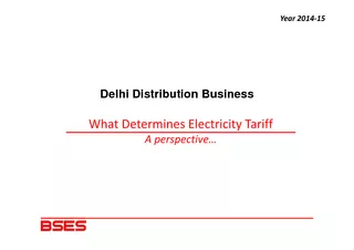 Delhi Distribution Business Delhi Distribution Busines