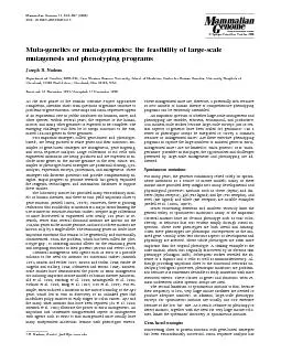 Muta-geneticsormuta-genomics:thefeasibilityoflarge-scalemutagenesisand