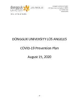 Dongguk University Los Angeles