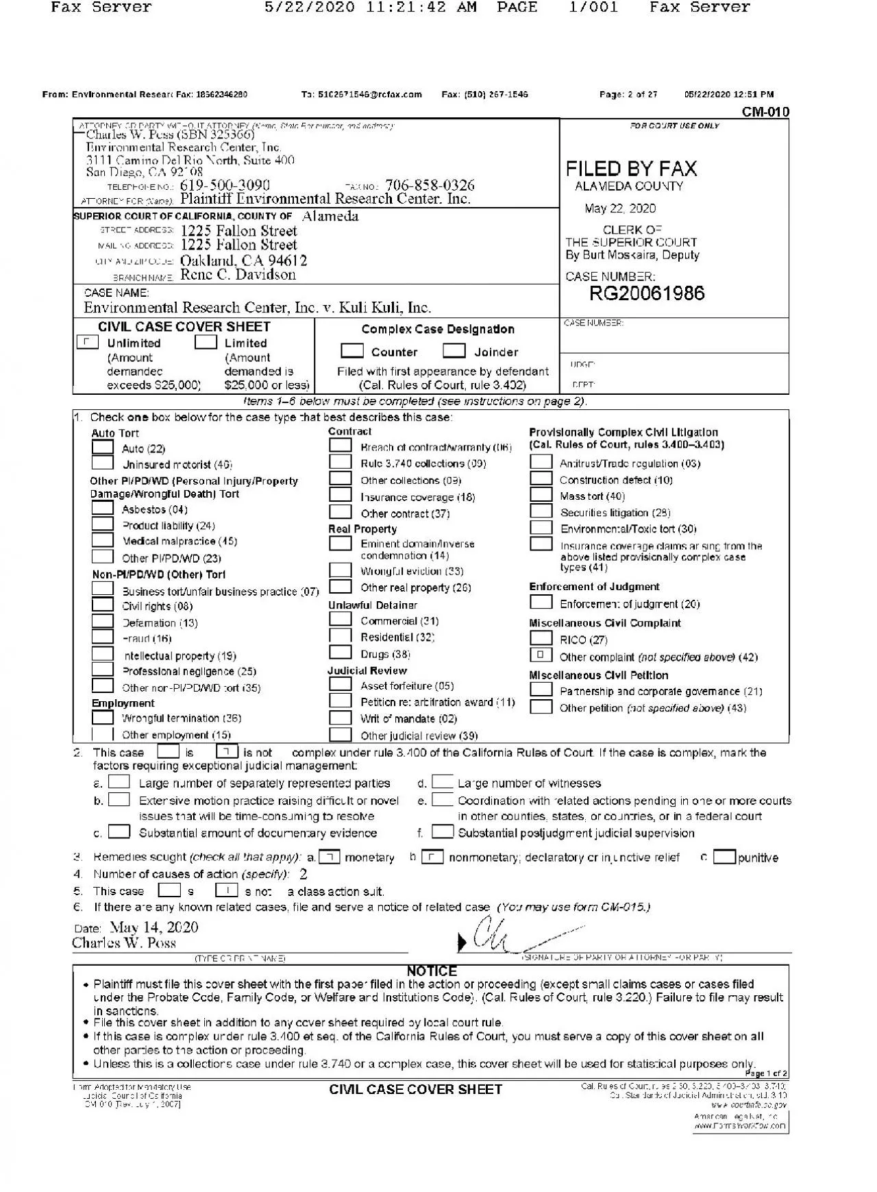 PDF-Complaintr Inunctive and Declaratory Relief and Civil Penalties ...