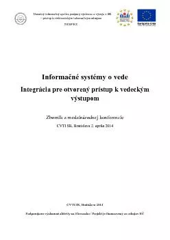 Podporujeme výskumné aktivity na Slovensku / Projekt je finan