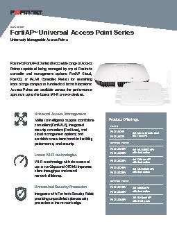 Universal Access Point Series