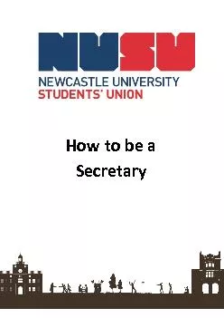 How to be a Secretary