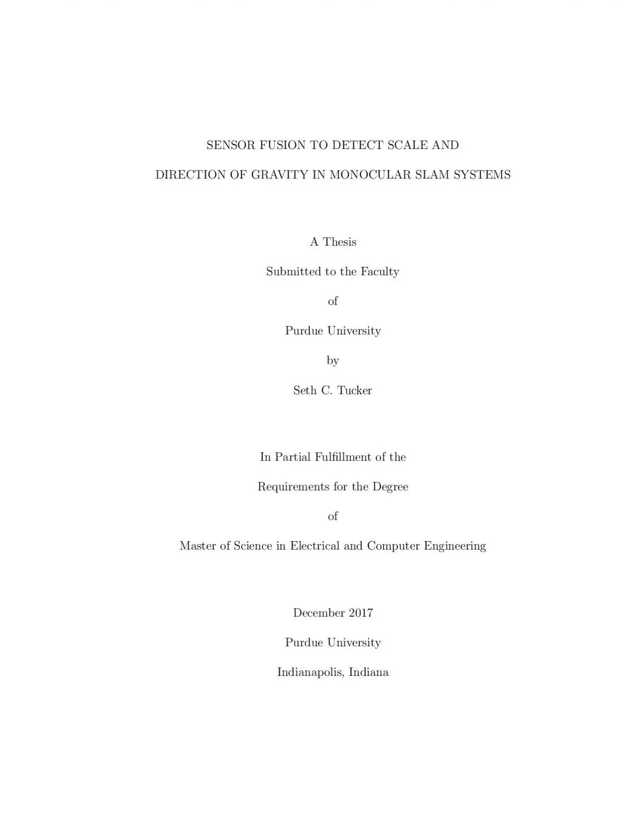 PDF-SENSORFUSIONTODETECTSCALEANDDIRECTIONOFGRAVITYINMONOCULARSLAMSYSTEMSAT