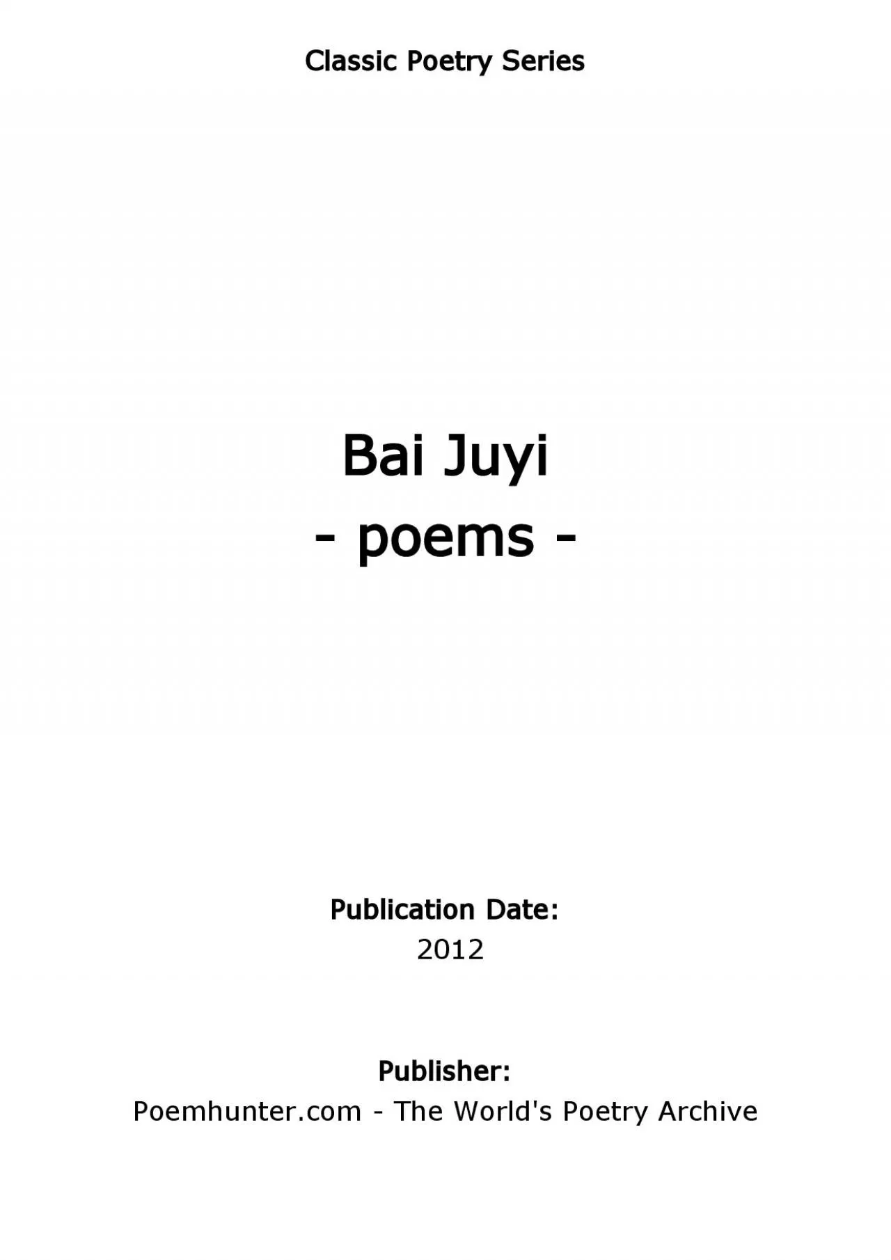 PDF-1www.PoemHunter.com - The World's Poetry Archive