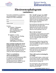 Electroencephalogram ambulatory page of Electroencepha