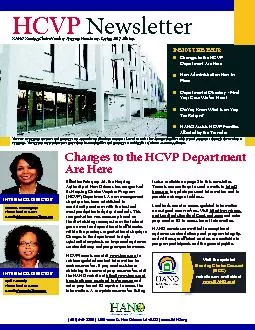 Changes to the HCVP Department Are HereNew Administration Now in Place