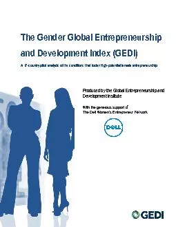 The Gender Global Entrepreneurship