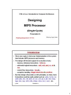 MIPS Processor