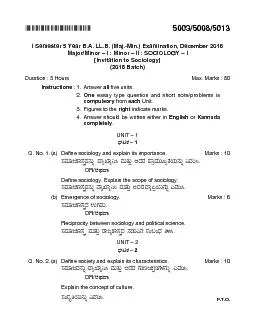 I Semester 5 Year B.A. LL.B. (Maj.-Min.) Examination, December 2018