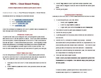 PDF-WEPACloud Based Printing