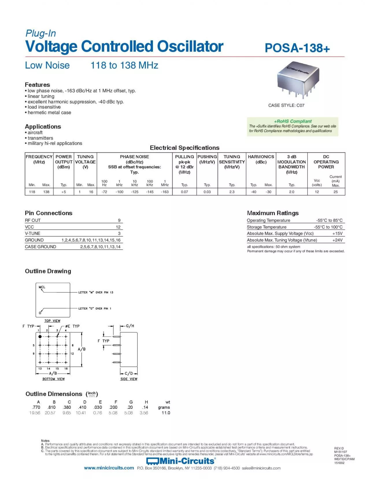 PDF-SSB at offset frequencies: