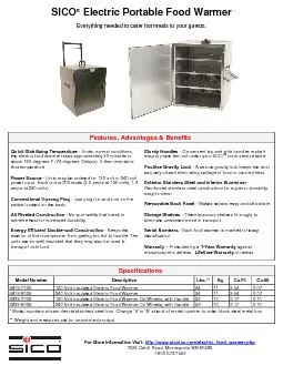 SICOElectric Portable Food WarmerEverything needed to cater hot meals