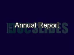 Annual Report