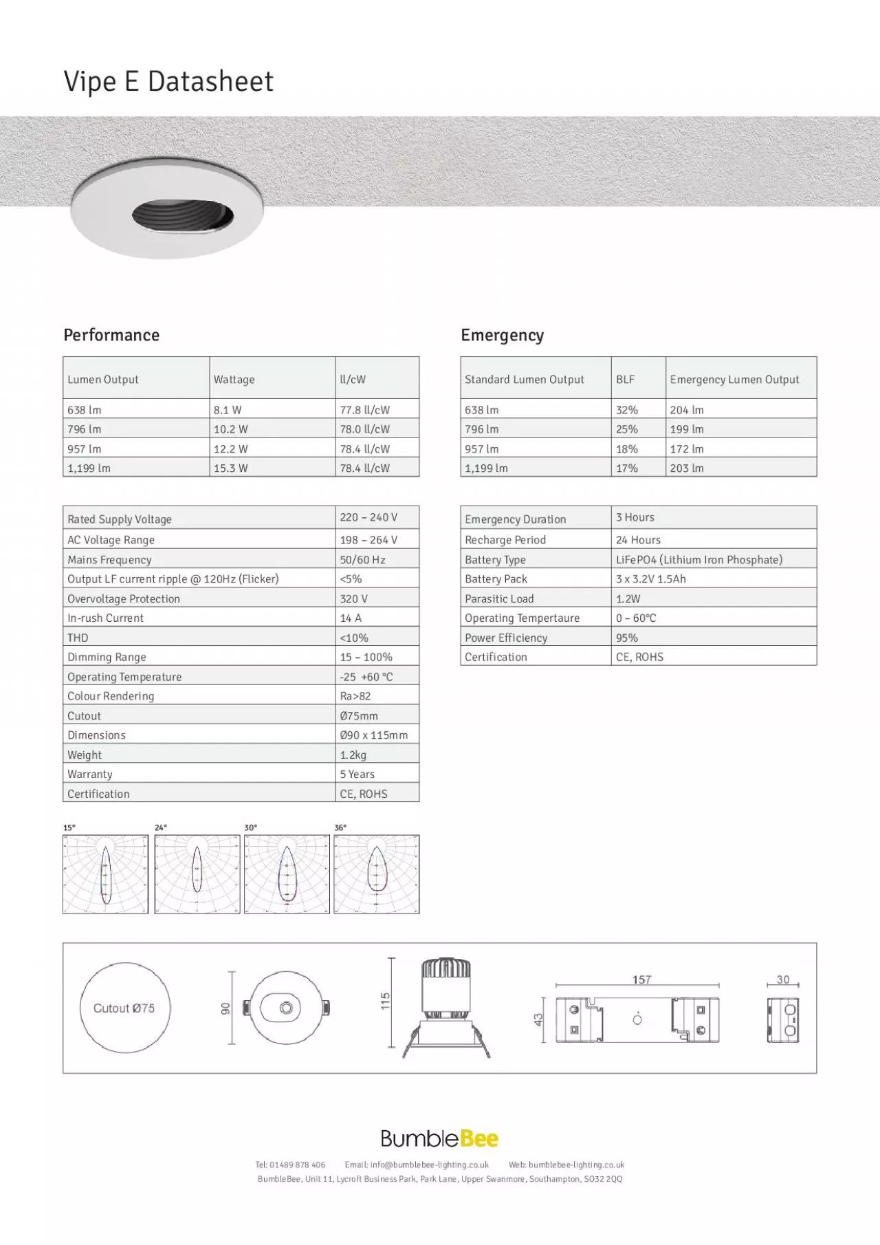 PDF-Vipe E Datasheet