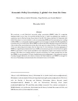 Economic Policy Uncertainty: A