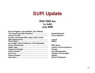 V0.1SUPI UpdateIEEE P802.3aeLa JollaJuly 2000Norival Figueira, Paul Bo