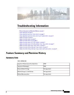 TroubleshootingInformation�