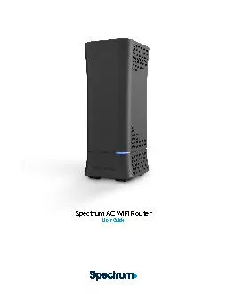 Spectrum AC WiFi RouterUser Guide