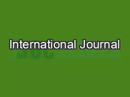 International Journal