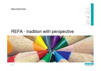 www.refa.deDas Know-how.An encyclopaediawrites:The REFA Association is