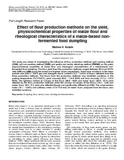 African Journal of Food  Science  Vol. 3(10). pp. 288-298, October, 20