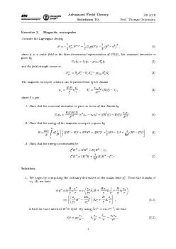 AdvancedFieldTheorySolutions10.FS2018Prof.ThomasGehrmann