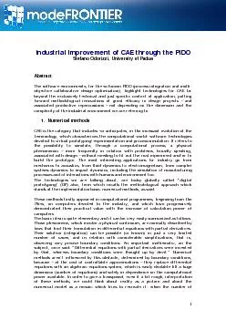 Industrial improvement of CAE through the PIDO