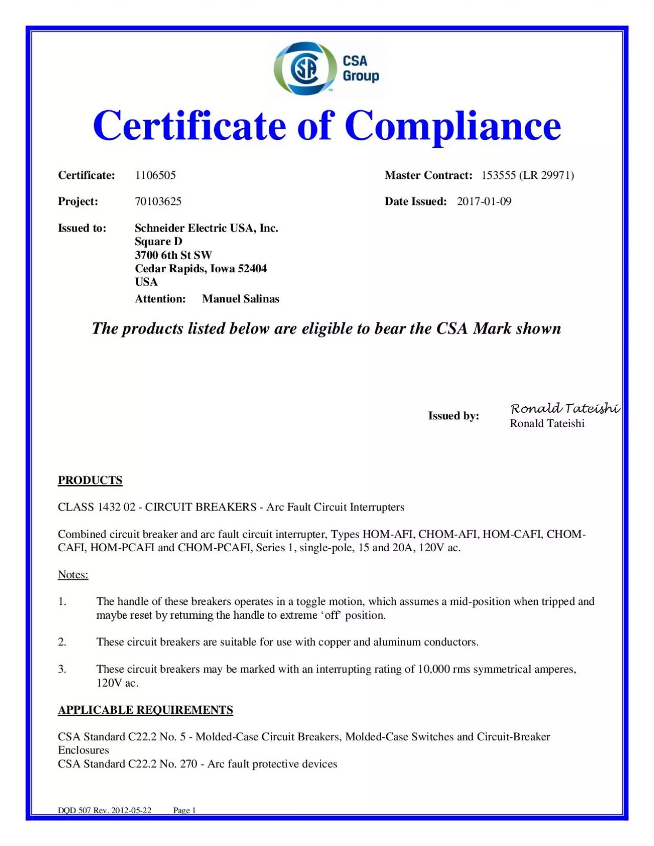 PDF-Certificate of Compliance