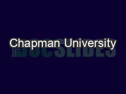 Chapman University