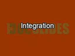 Integration