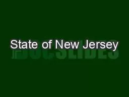 State of New Jersey