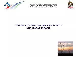 FEDERAL ELECTRICITY AND WATER AUTHORITY