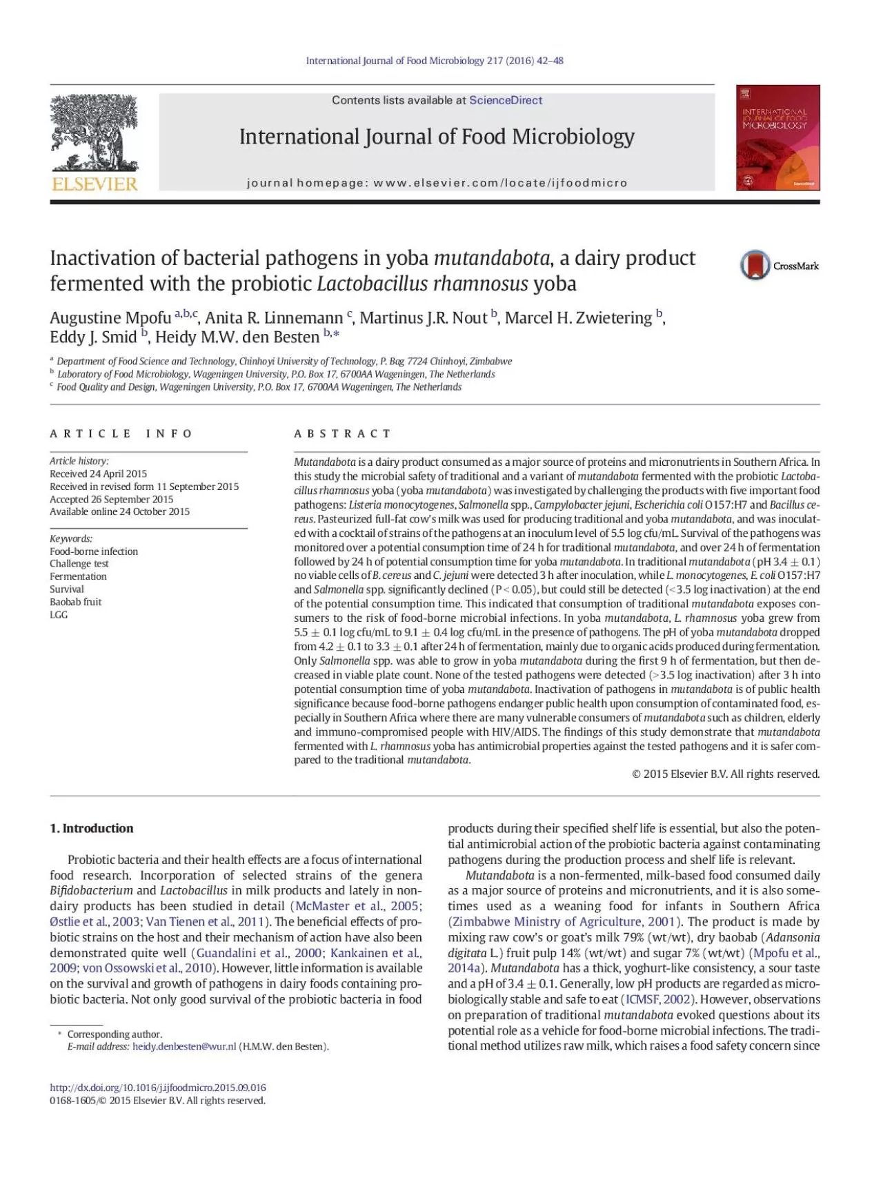 PDF-Inactivationofbacterialpathogensinyobamutandabota,adairyproductferment