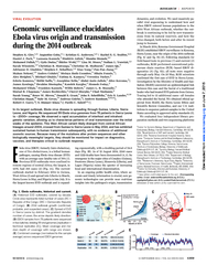 VIRAL EVOLUTION Genomic surveillance elucidates Ebola